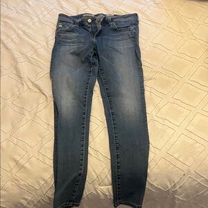 AG Adriano Goldschmied Women's Blue Skinny Jeans